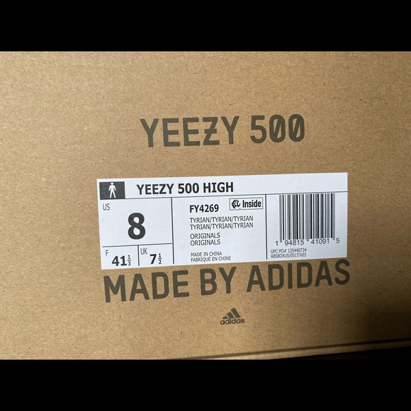 Yeezy 500 High Tyrian